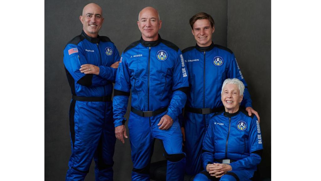 Tripulación del vuelo 16 de la New Shepard