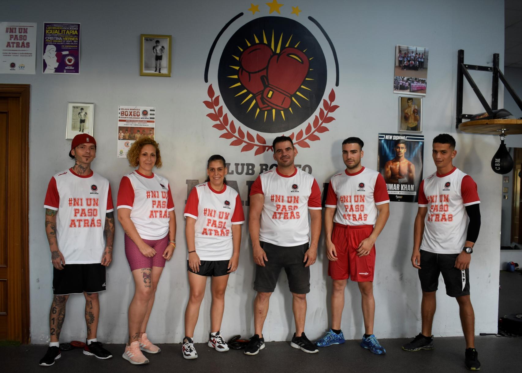 Miembros de la Asociación Club Boxeo Málaga.