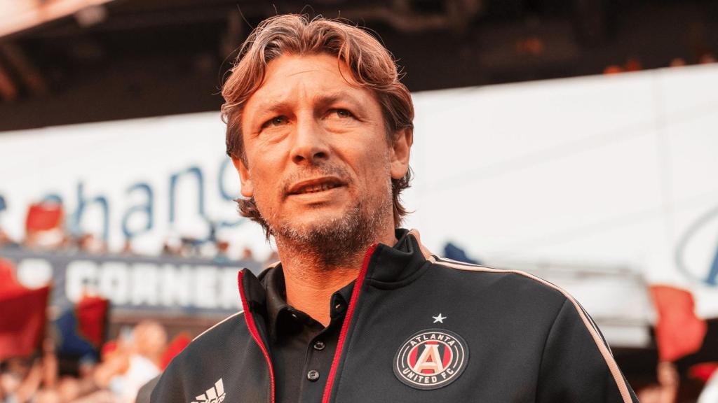 Gabriel Heinze, en el banquillo del Atlanta United