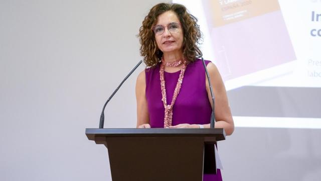 María Jesús Montero, ministra de Hacienda y Función Pública.