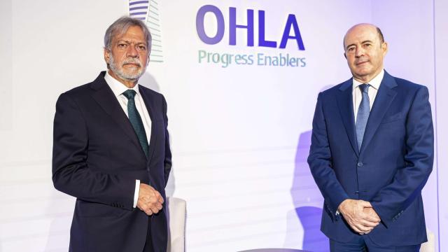 Luis Amodio, a la izquierda, y José Antonio Fernández Gallar.