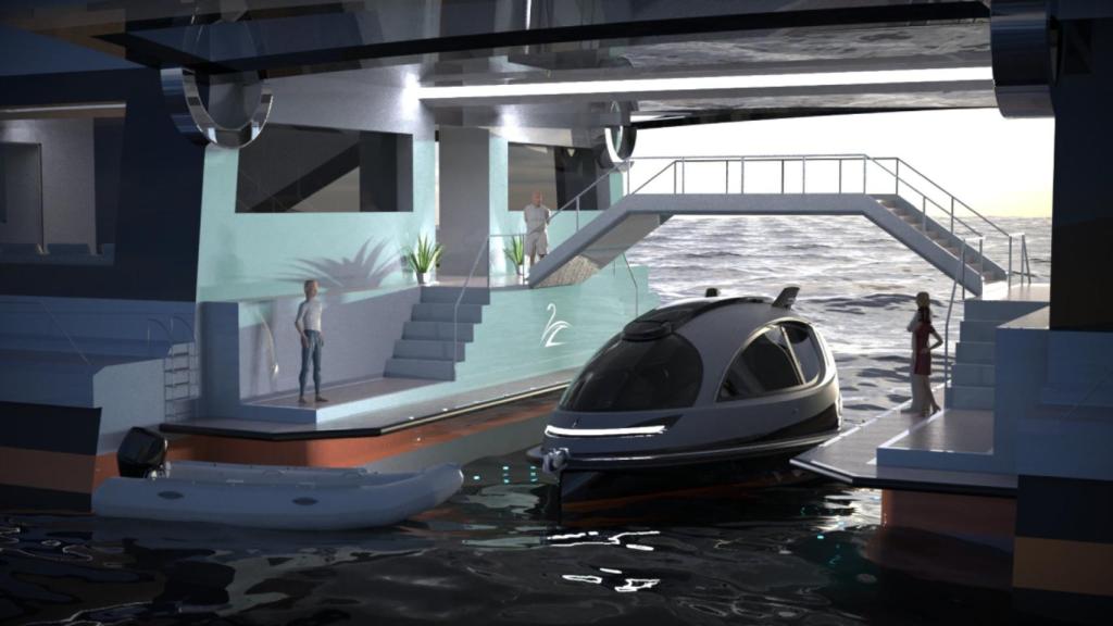 Así es el puerto privado por dentro.