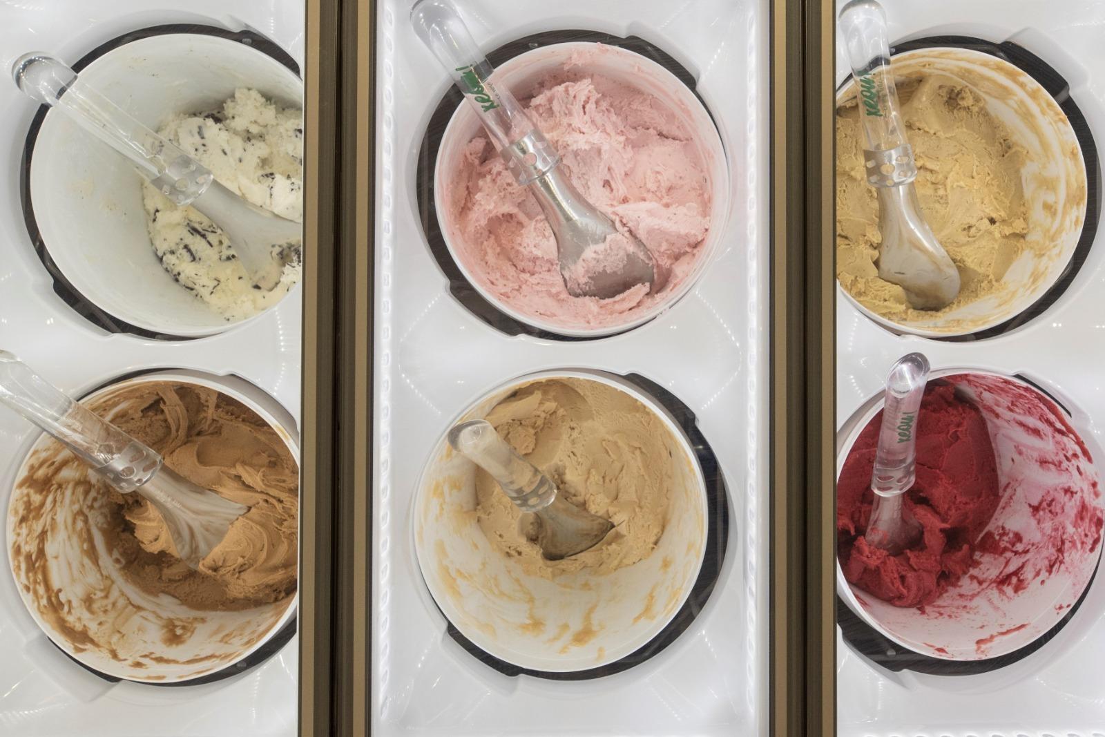 Helados Xeou! a la venta en una de las tiendas (Cedida).