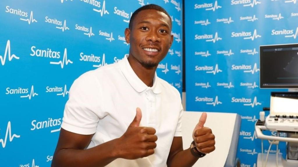 David Alaba, pasando el reconocimiento del Real Madrid