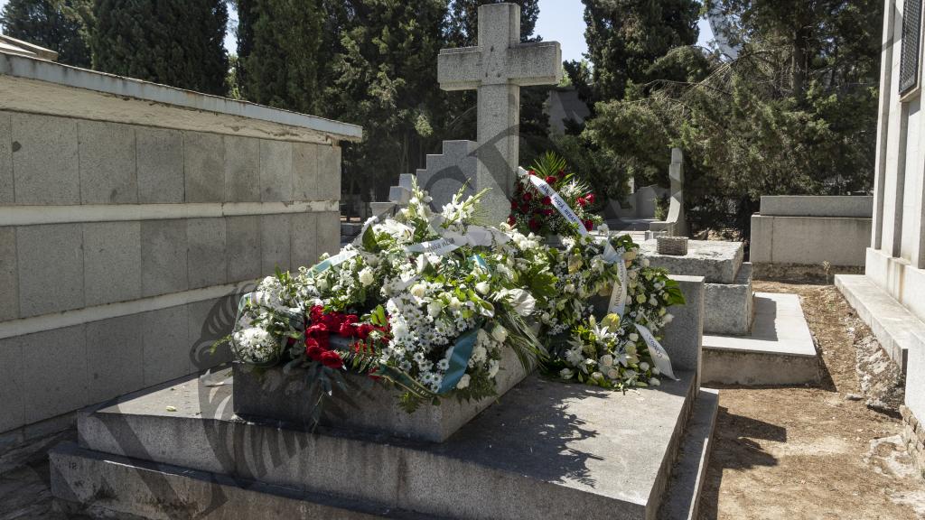 Imagen del panteón donde descansan los retos del padre de Ana Torroja.