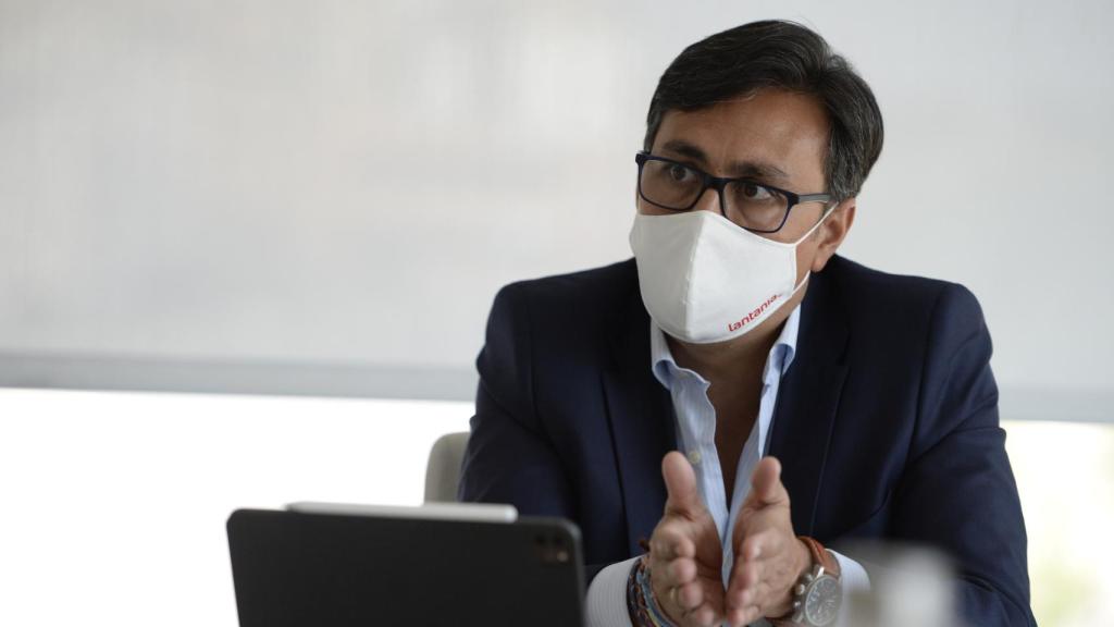 Federico Ávila durante la entrevista.