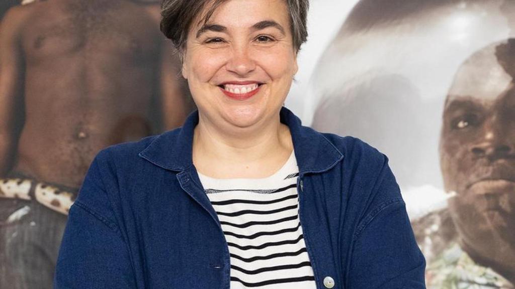 De Middel en la inauguración de 'La línea pródiga', en Cigarreras.