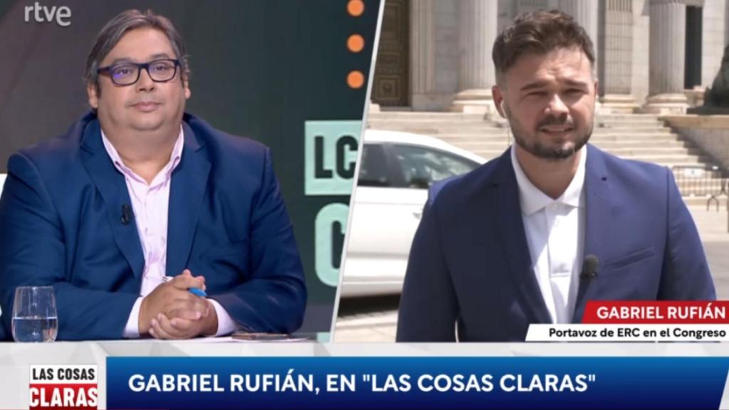 Gabriel Rufián se niega a contestar a un tertuliano: “Tengo bastante con mis cuñados en Navidad”