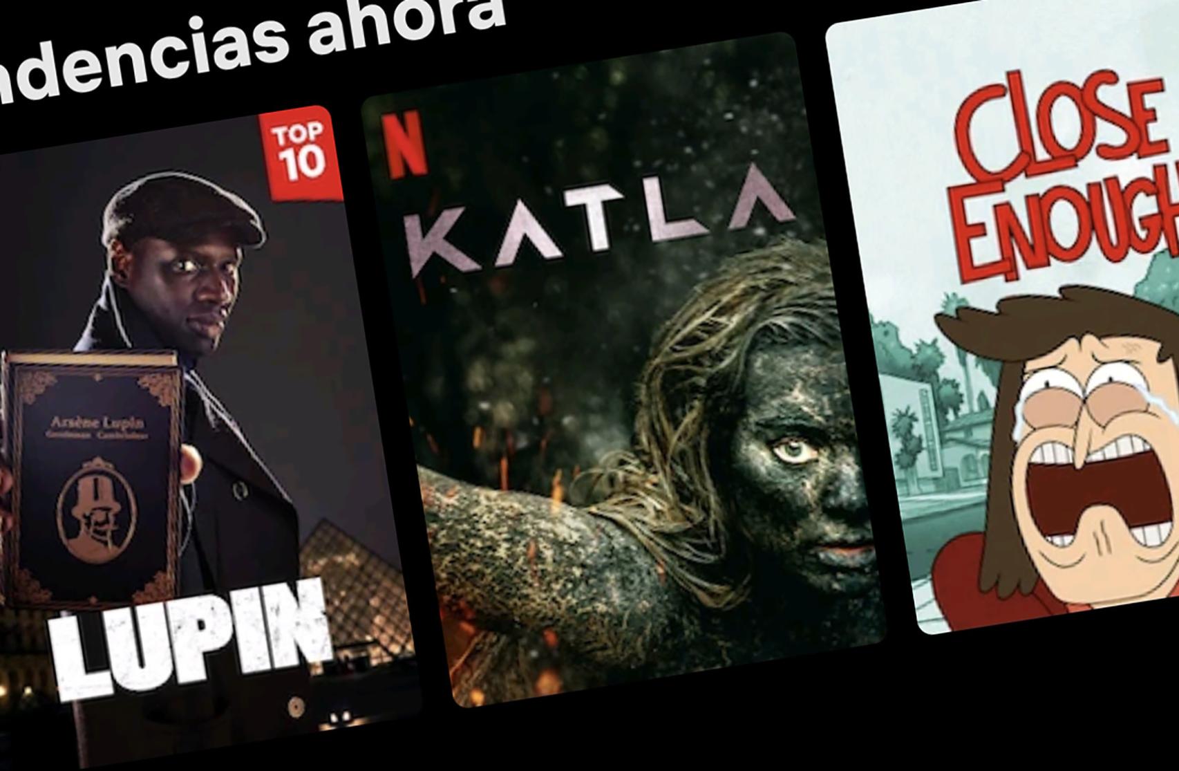Contenido actual en Netflix