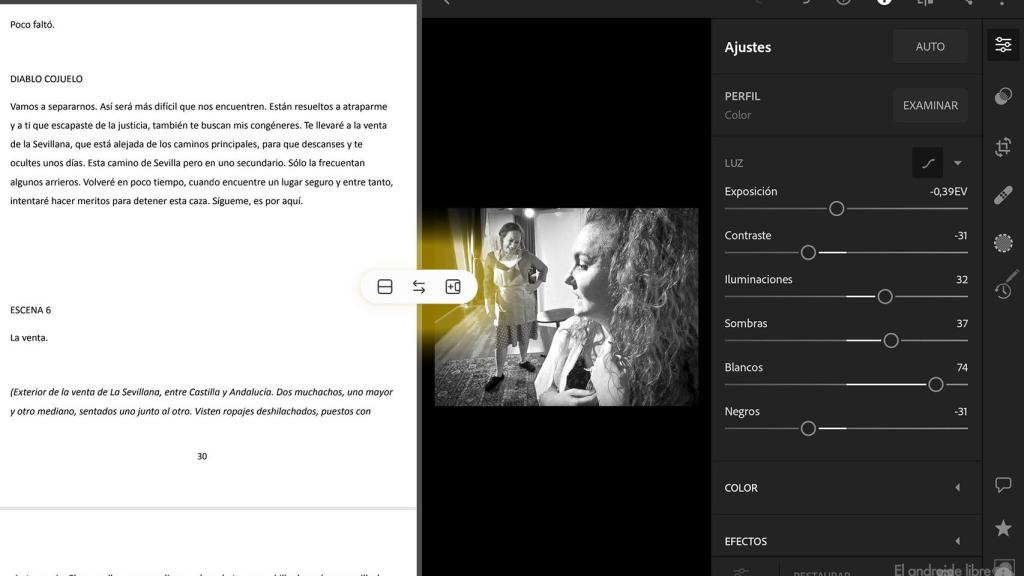 En ese botón tenemos 3 opciones para la multitarea