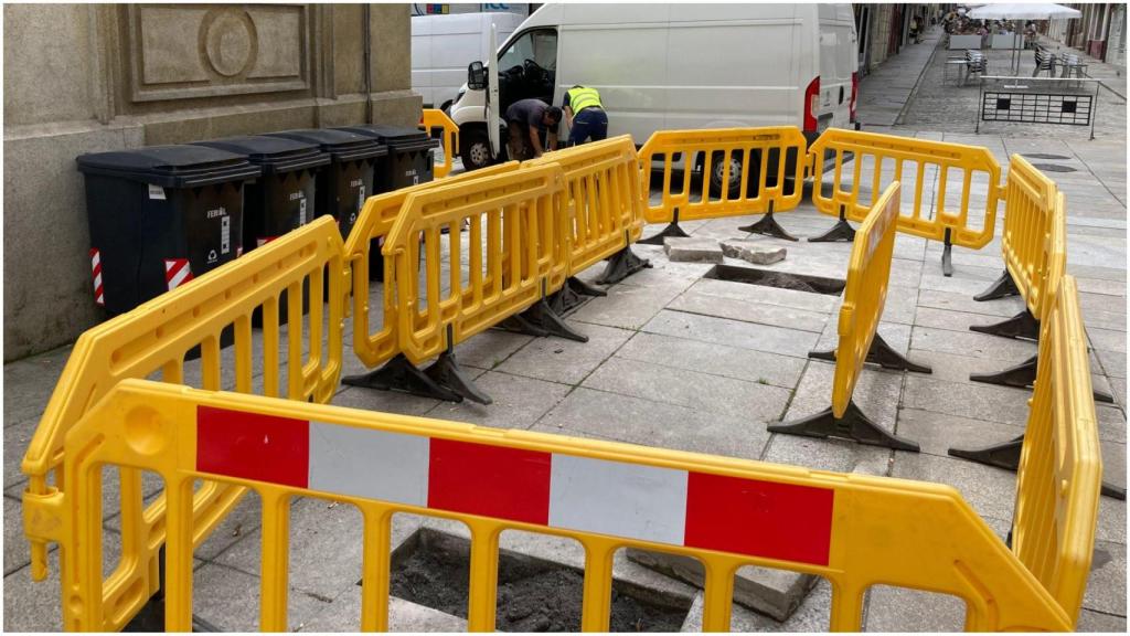 Reparación en A Magdalena.