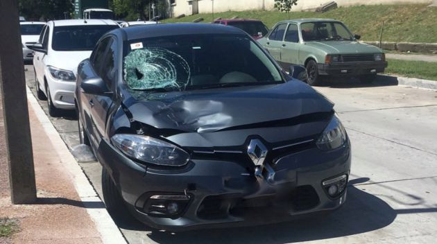 Así quedó el coche del Toro Fernández
