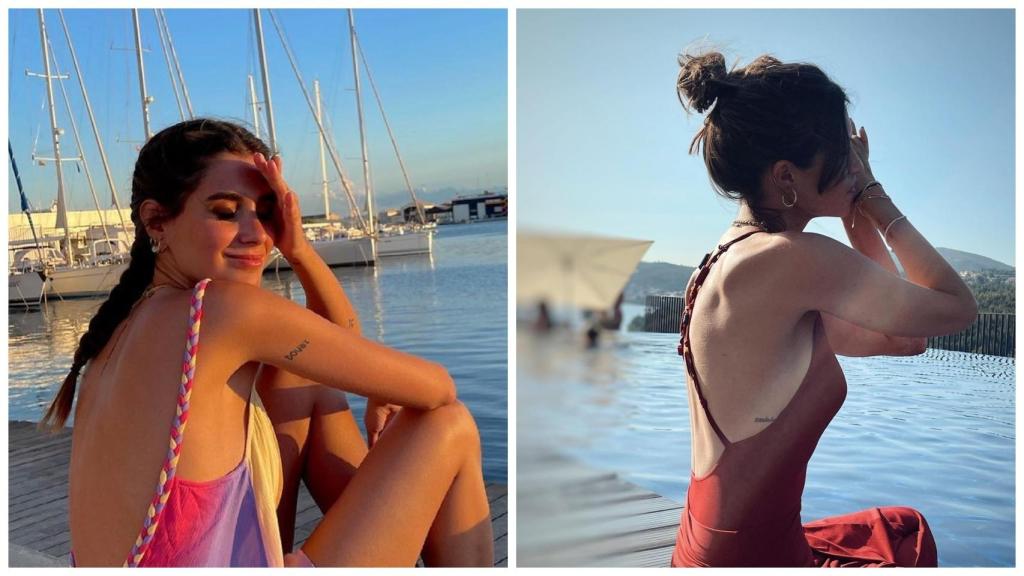 Mery Turiel, con trenza y Sara Carbonero, con moño informal.