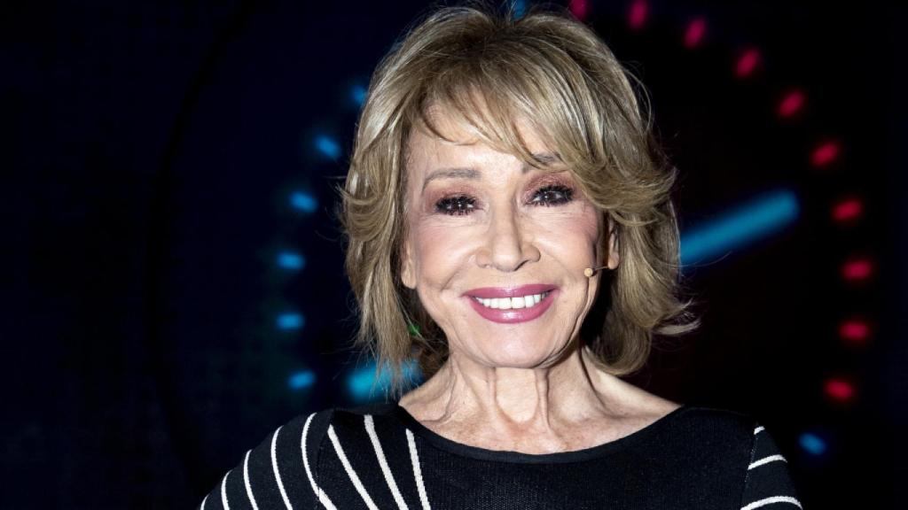 Mila Ximénez en un plató de televisión.