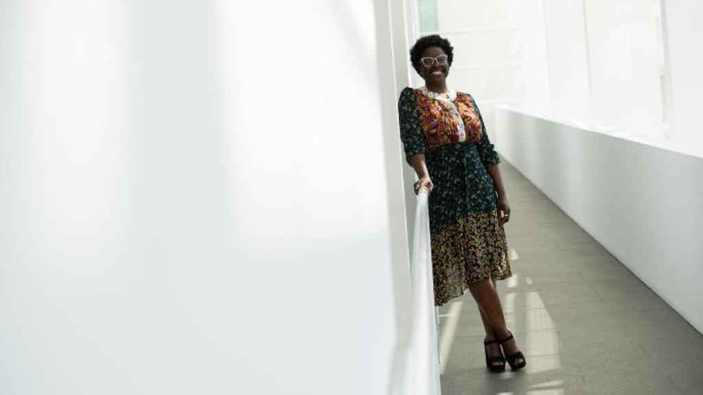 Elvira Dyangani Ose en el MACBA. Foto: Josep Lago