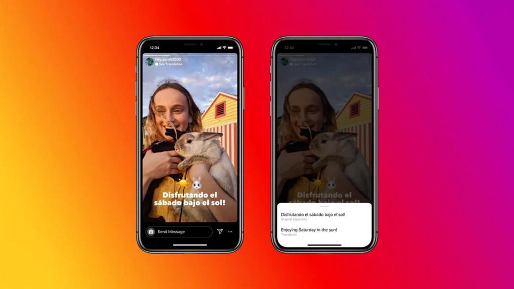 Subtítulos en las historias de Instagram