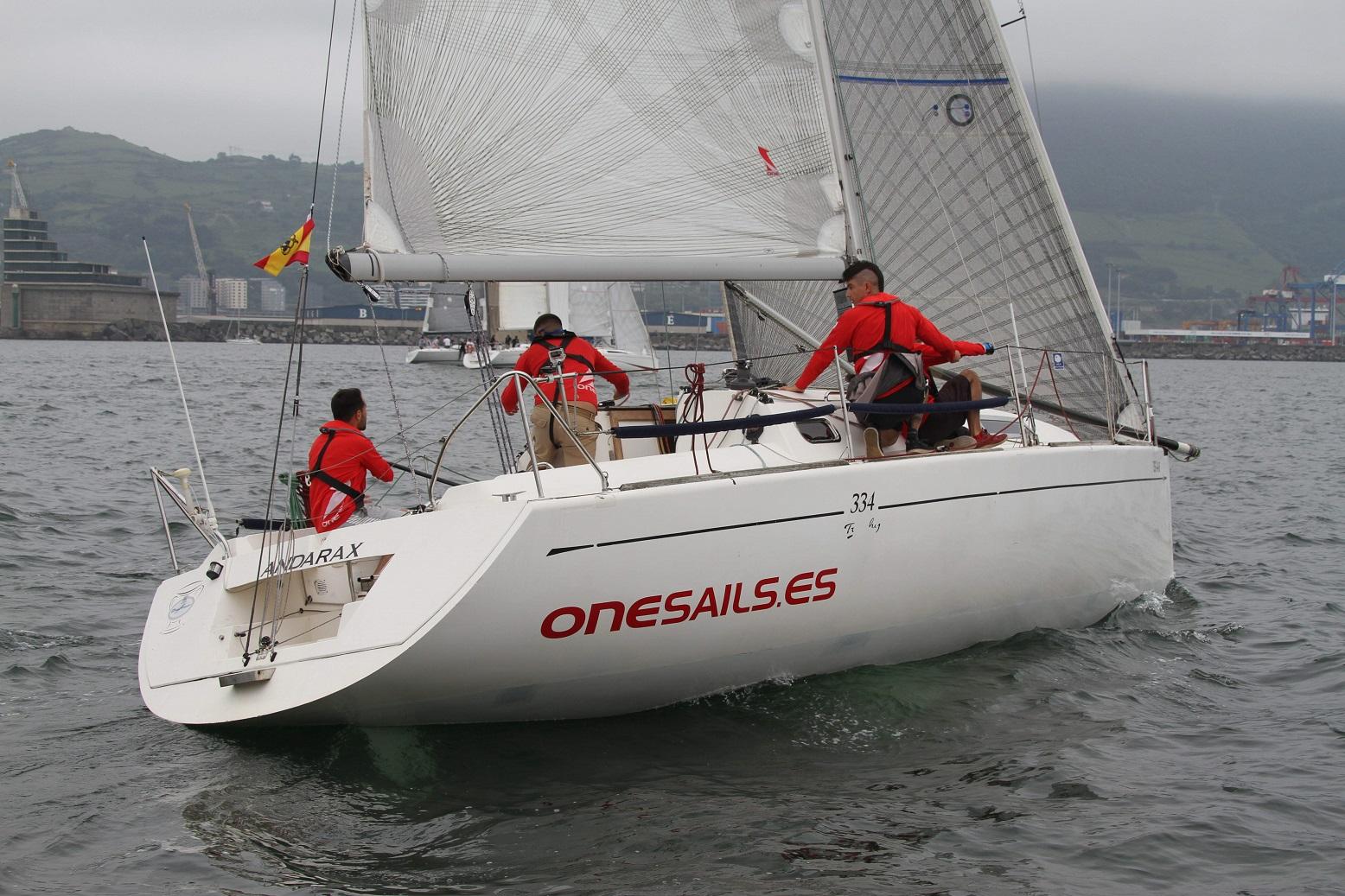 Un momento de la regata Mar de Maeloc (Pedro Seoane).