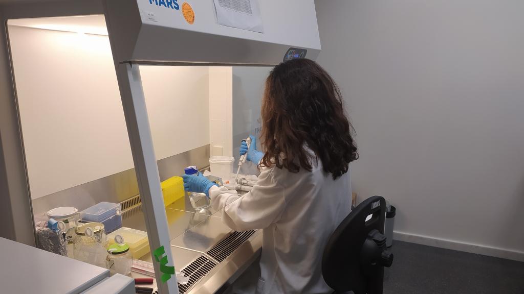 Laboratorio de la startup tecnológica Prospera Biotech.