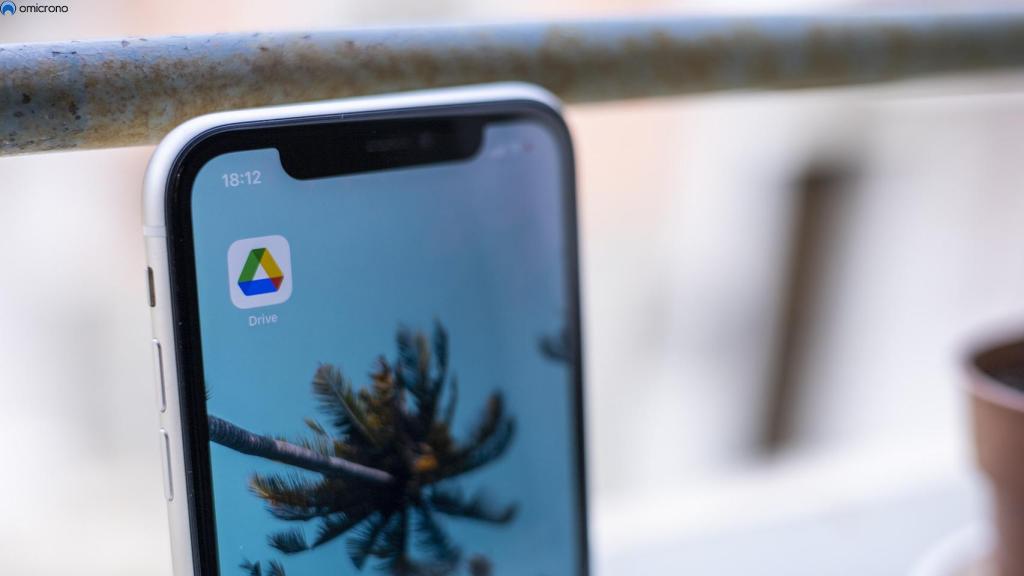 Google Drive en un iPhone.