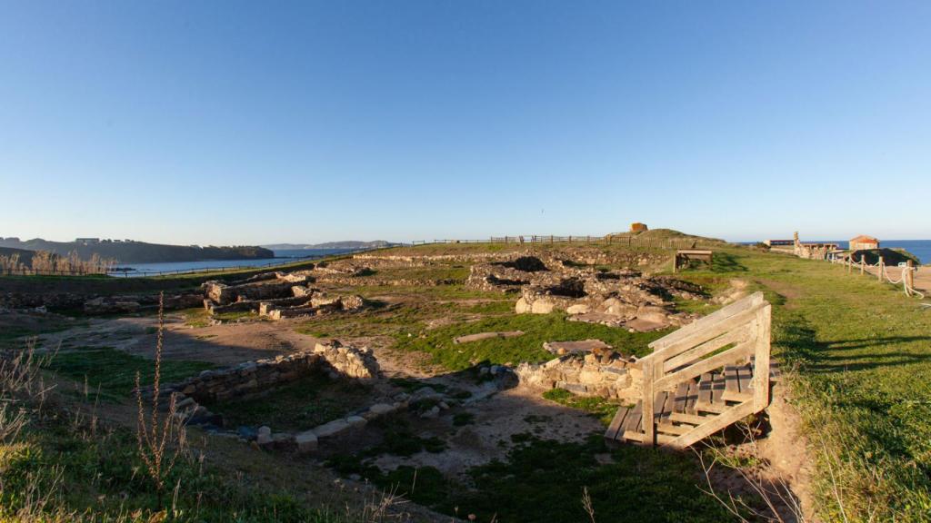 El yacimiento arqueológico de A Lanzada.