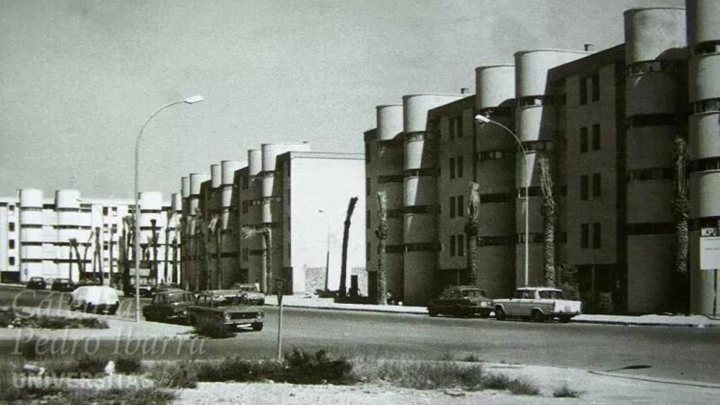 Los Palmerales en los años 80.