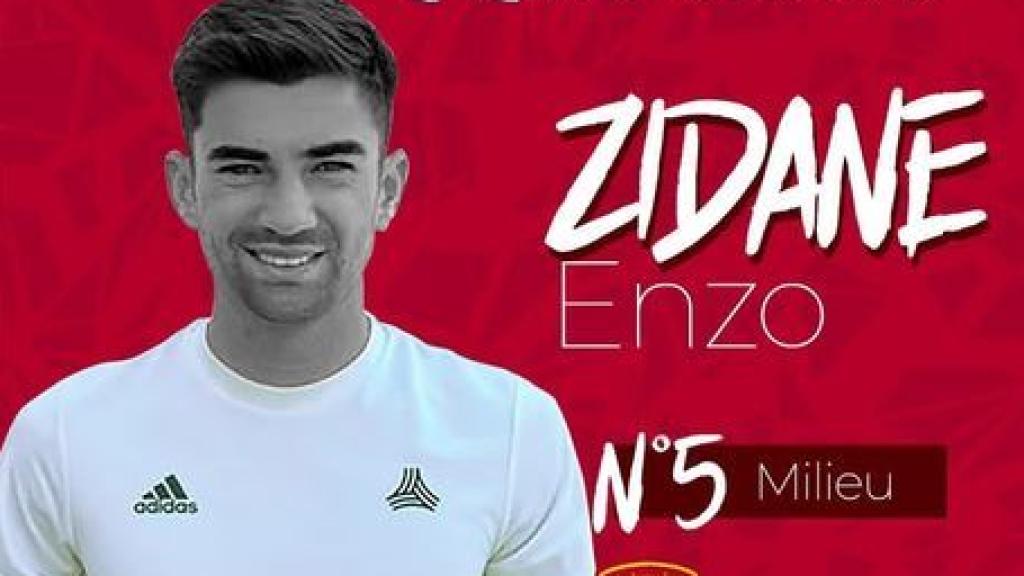 Enzo Zidane, nuevo futbolista del Rodez Aveyron Football