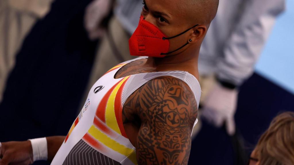 Ray Zapata, durante los Juegos Olímpicos de Tokio 2020