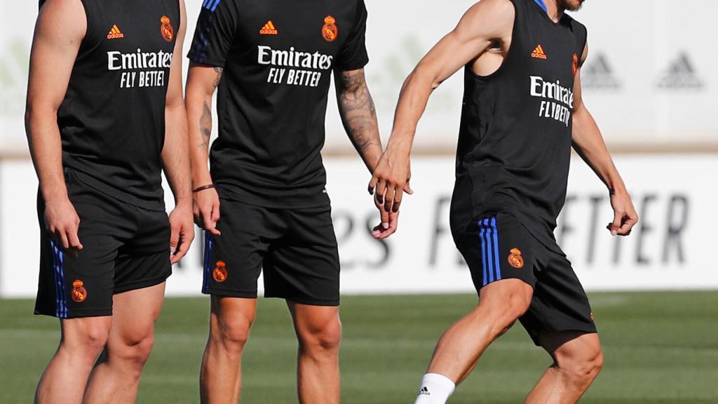 Jovic, Kroos y Modric