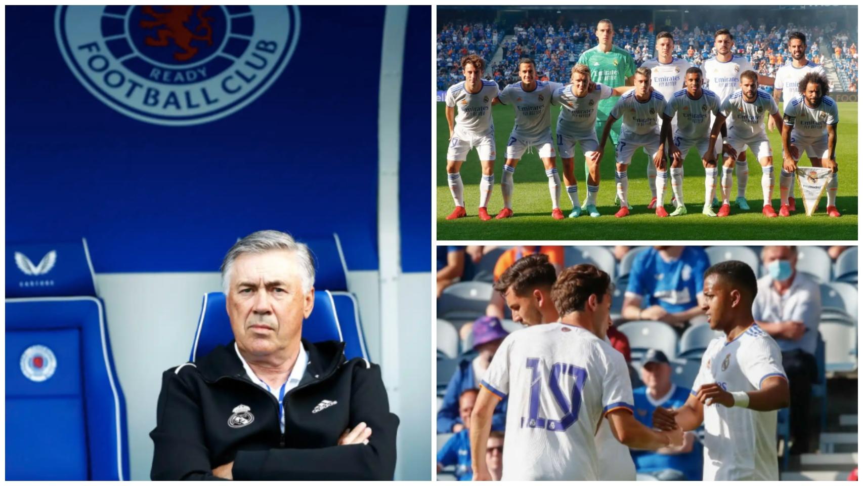 Las mejores imágenes del Rangers - Real Madrid