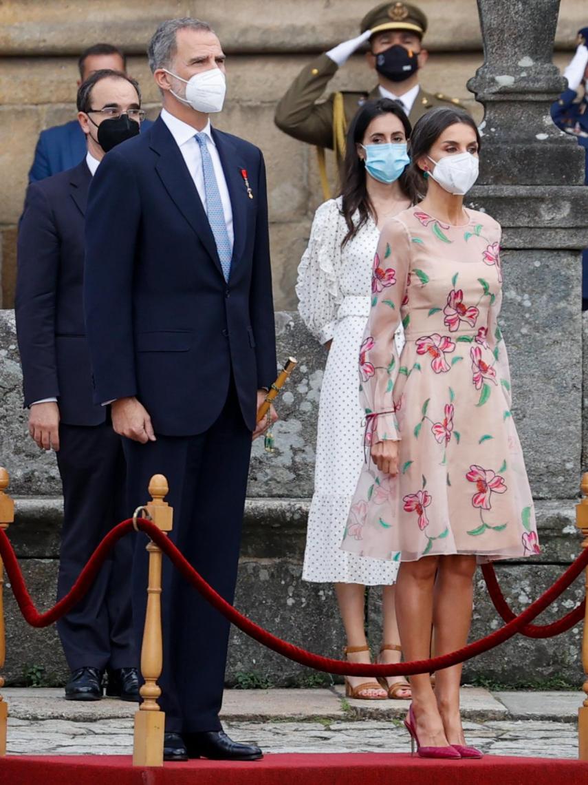 Letizia ha lucido el vestido que llevó en los Premios Princesa de Asturias 2017.
