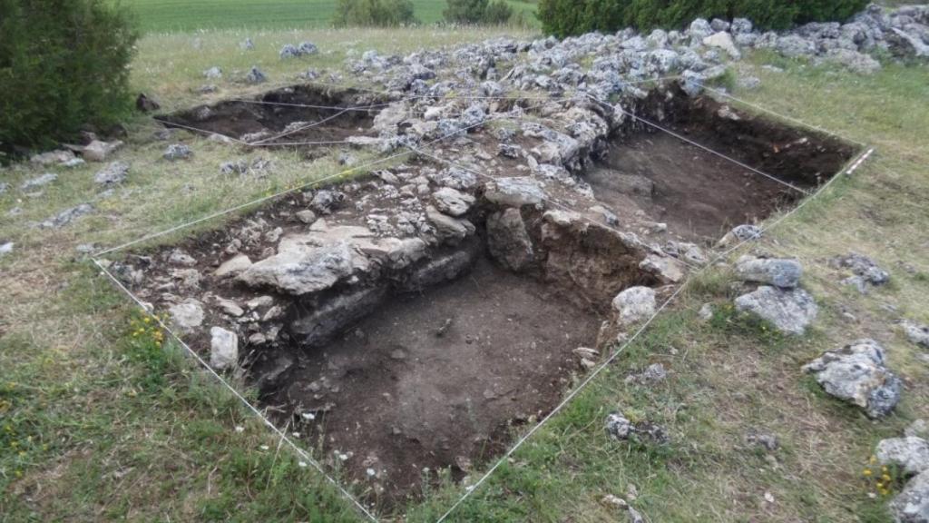 Excavación arqueológica en el Castro de la Hoya del Villar, ubicado en Villanueva de Alarcón (Guadalajara)