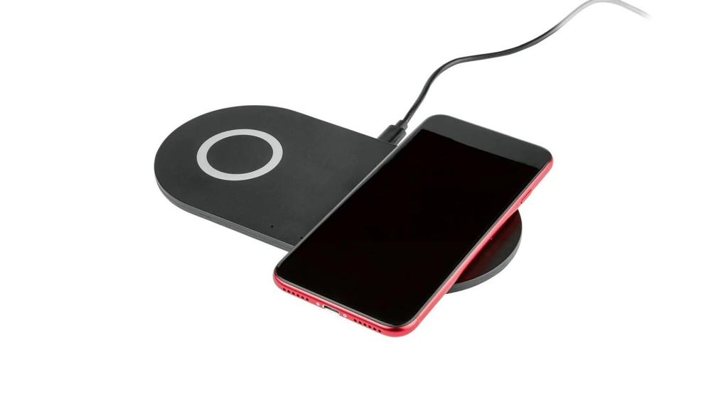 Cargador Qi doble de Lidl