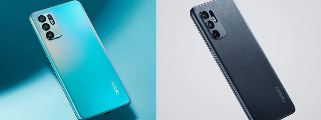 OPPO Reno 6 4G colores