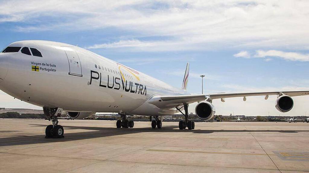 Uno de los aviones de Plus Ultra./