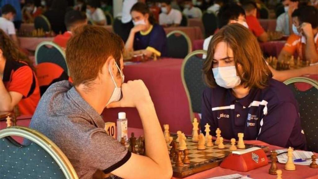 Rubén Fernández durante la competición