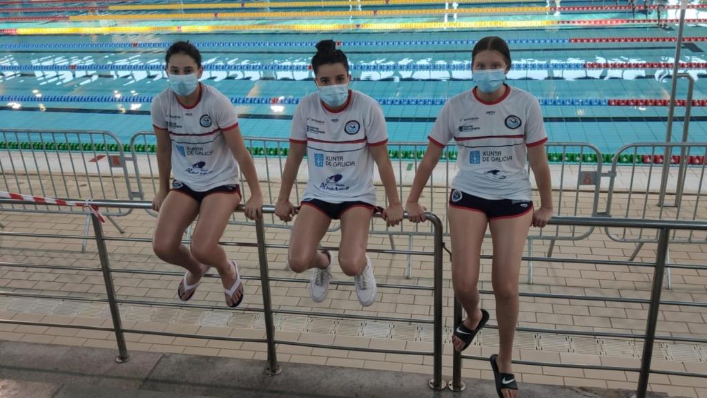 Sofía Carballo, Iria Lemos y Naroa Estévez vuelven con seis medallas a casa