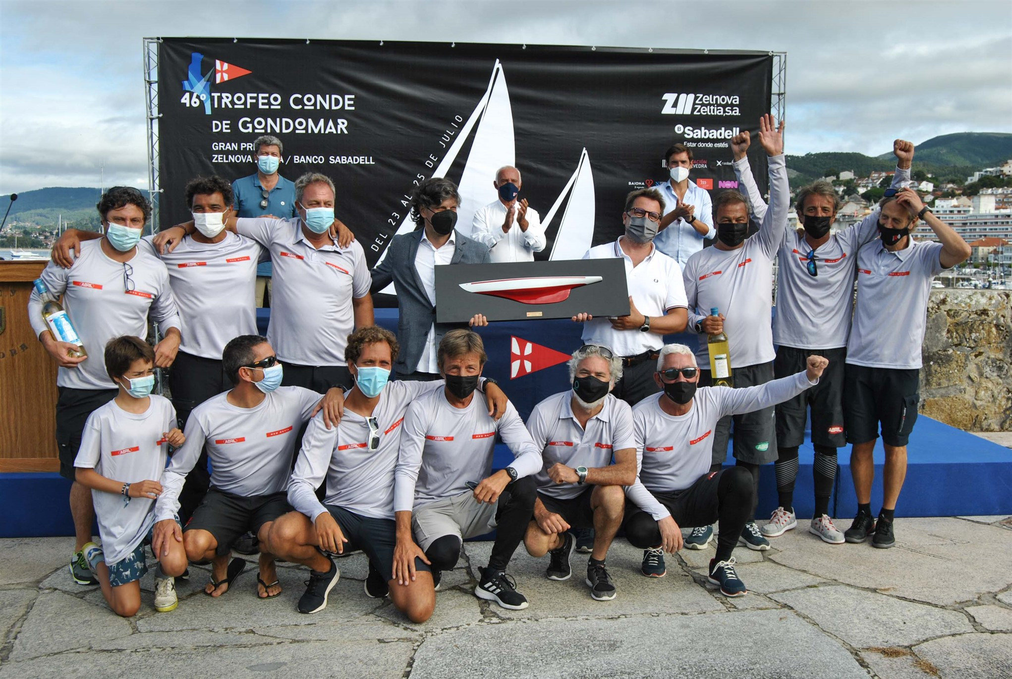 El Aceites Abril recogiendo su premio. Foto: cedida