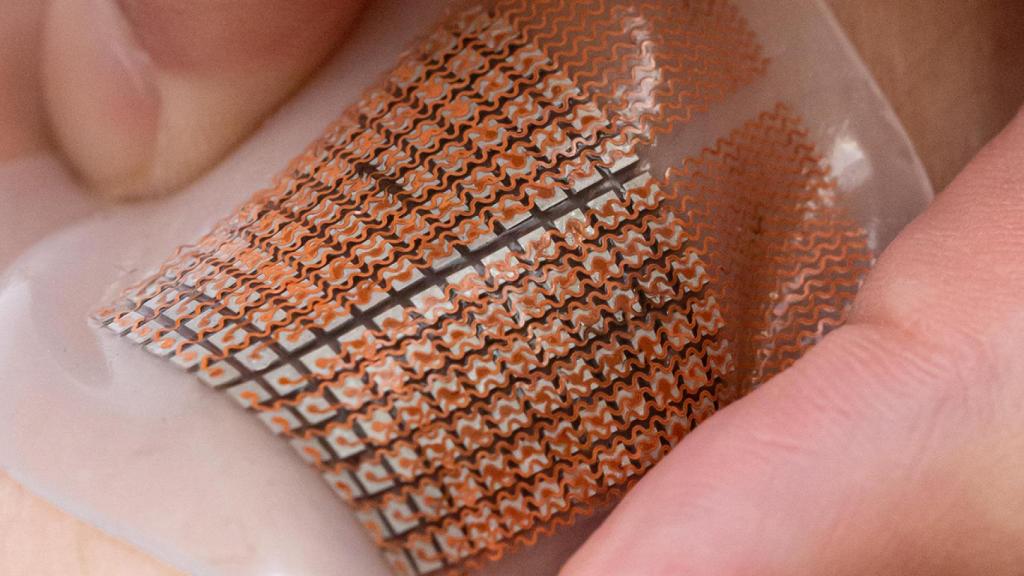 Parche pegado a la piel