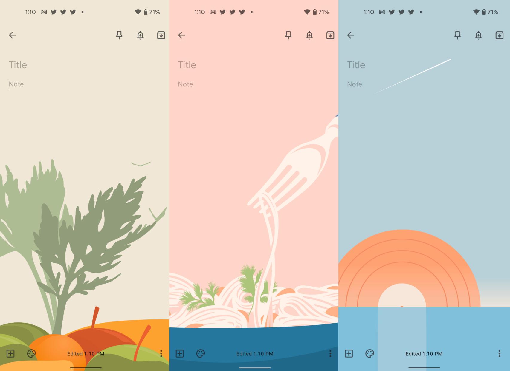 Fondos de pantalla de Google Keep