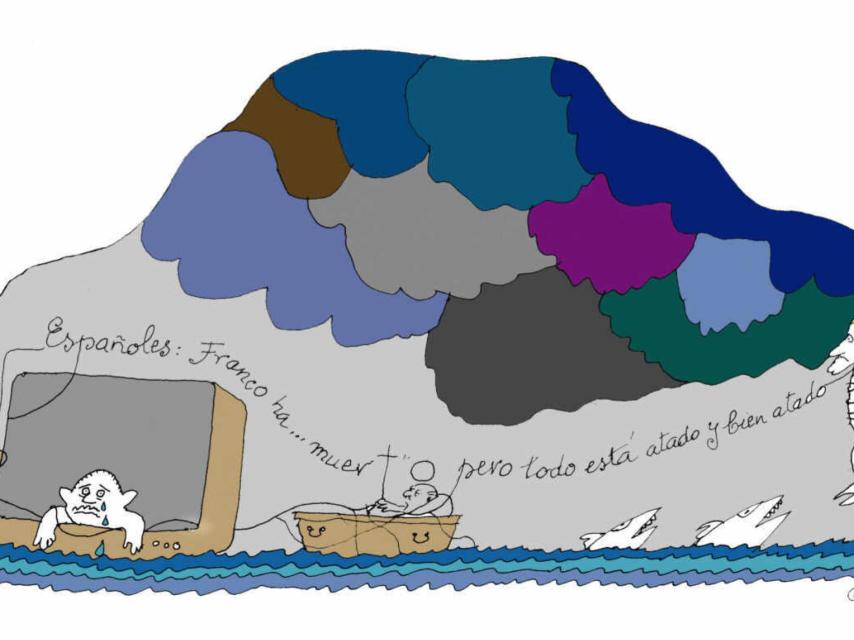 Ilustración de Peridis para Prego.