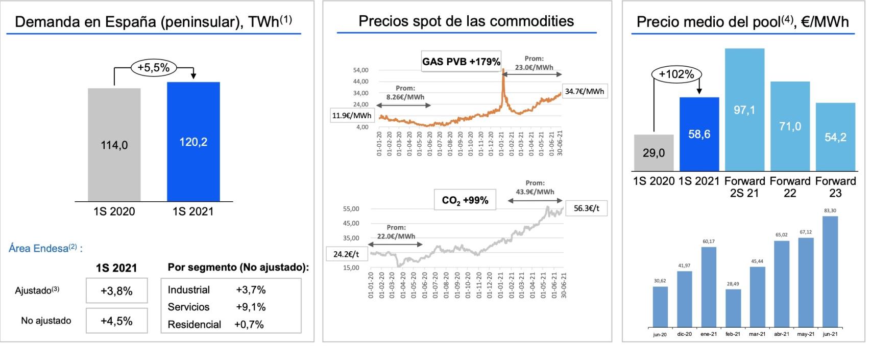Informe Endesa Resultados 1S 2021