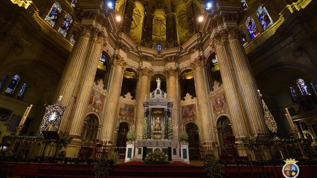 La Virgen de la Victoria en la Catedral de Málaga.