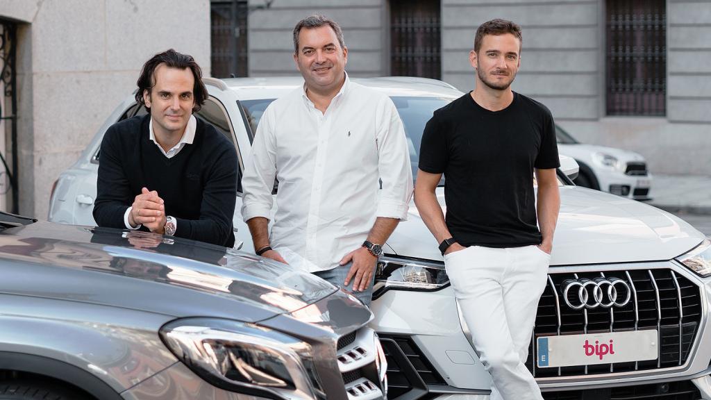 Equipo directivo de Bipi, de izquierda a derecha: Alejandro Vigaray, cofundador; José Luis Hernández, CSO y Hans Christ, cofundador.