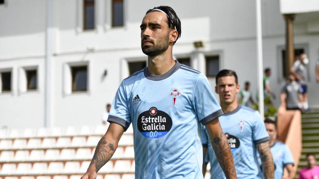 Brais Méndez, durante un partido de pretemporada