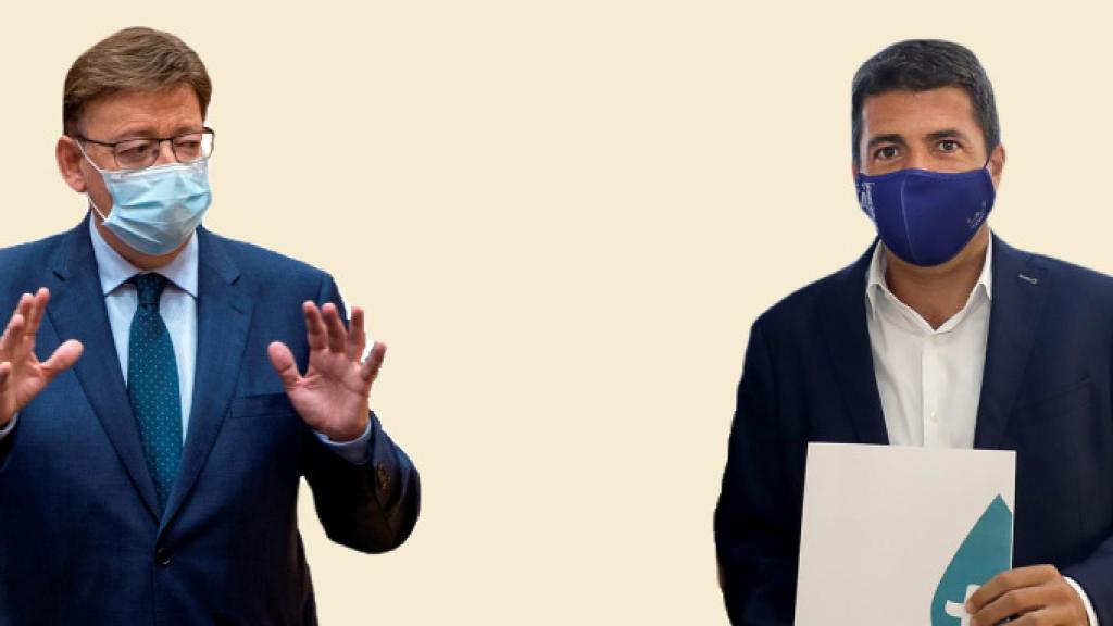 Ximo Puig (PSOE) y Carlos Mazón (PP).