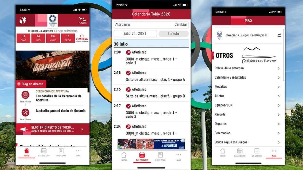 Aplicación oficial Olympics