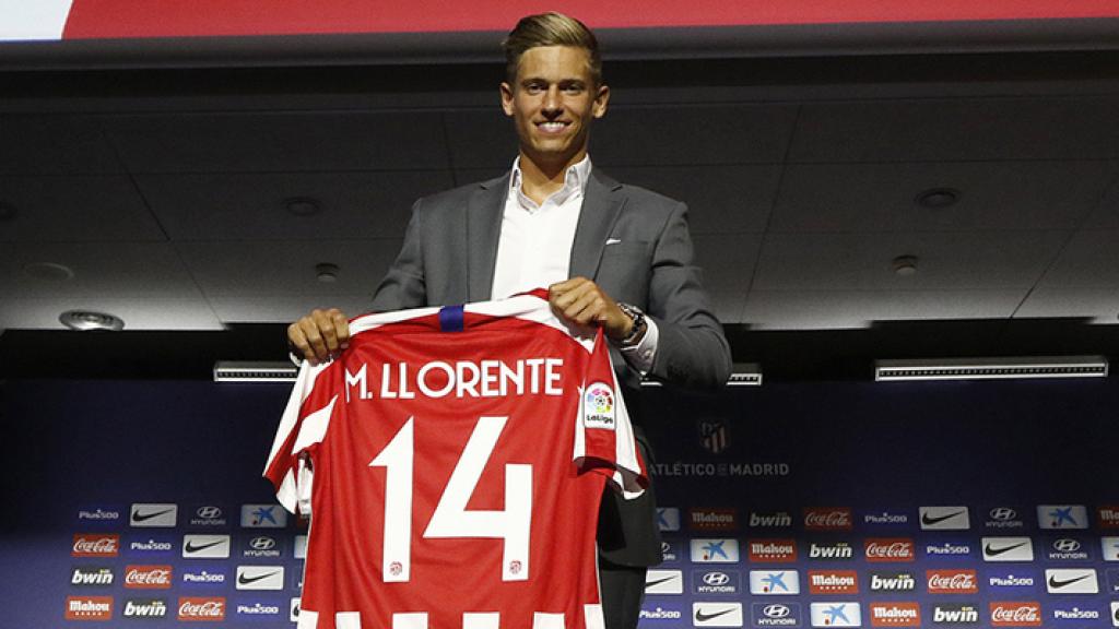 Presentación de Marcos Llorente con el Atlético de Madrid