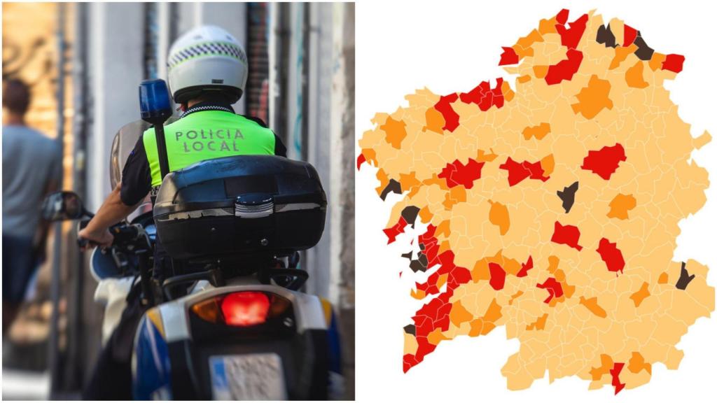 Este es el mapa de Galicia de movilidad, hostelería y restricciones que está en vigor