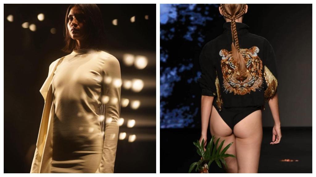 Las líneas puras se han mezclado con los estampados más salvajes en sus 'looks'.