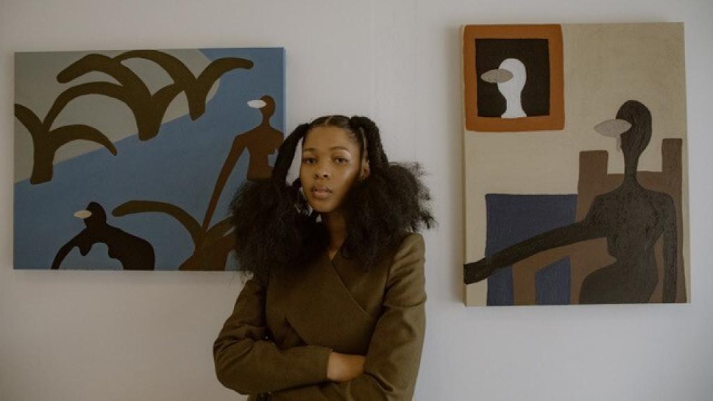 Lulama Wolf en su estudio.